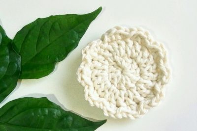 Eco Pad de Crochê em Flor
